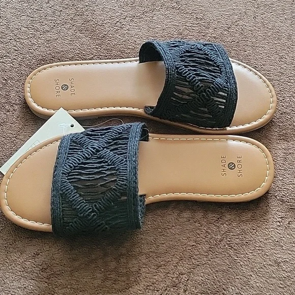 NWT SHADE & SHORE Tan Sandals - Picture 6 of 6